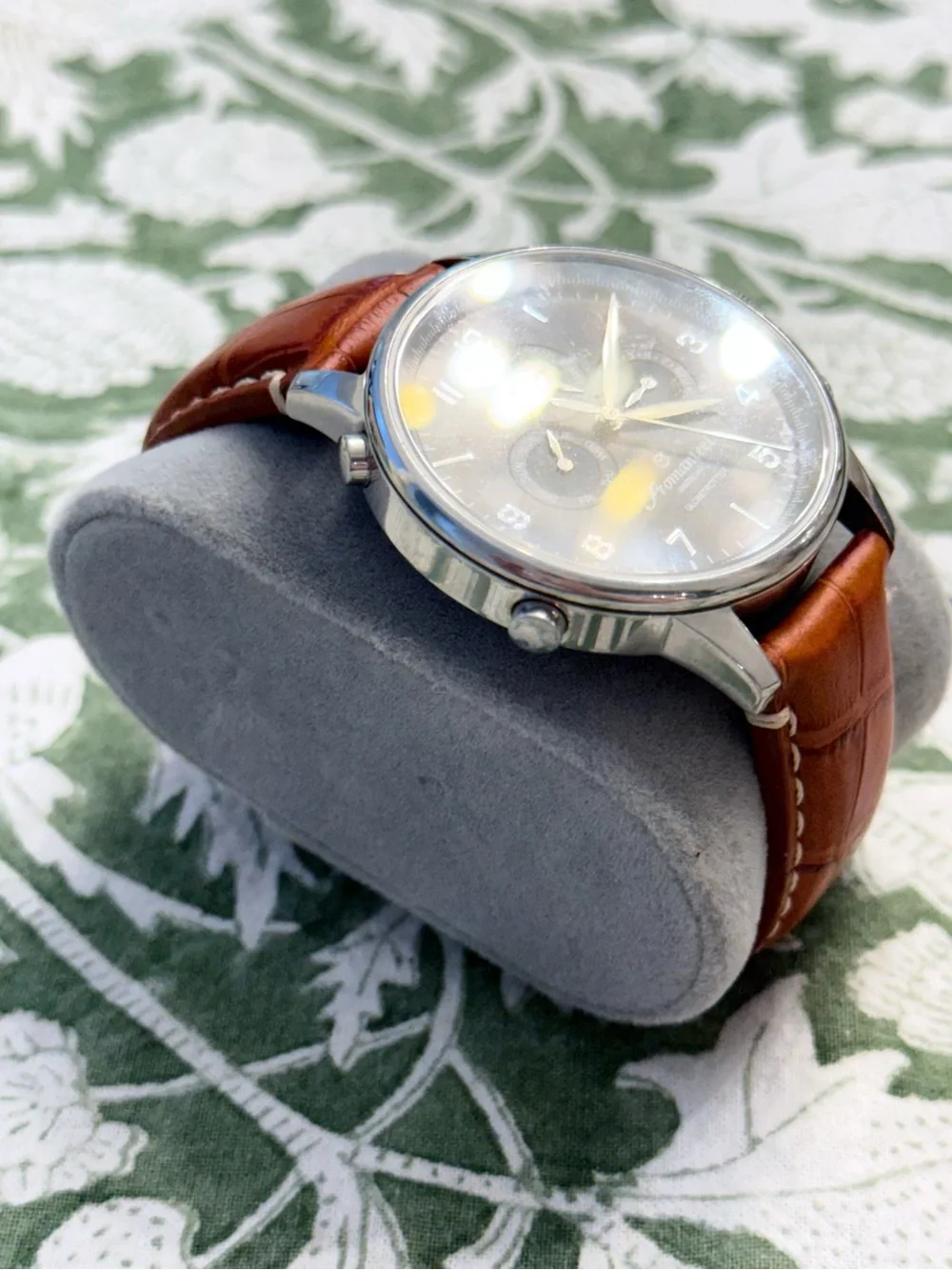 Fromanteel Amsterdam Globetrotter Men’s Watch Brown Leather